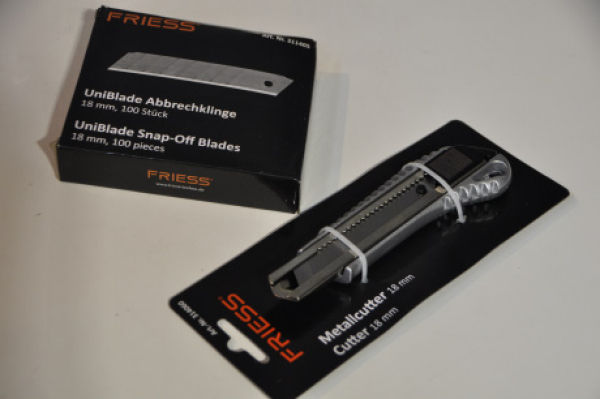 Friess Cuttermesser Set Universal 1 Cutter incl. 100 Klingen